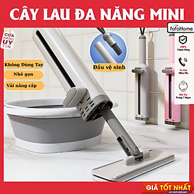 Mua Cây Lau Nhà Tự Vắt Mini  Lau Bàn Bếp Cầm Tay  Lau Phòng Tắm Xe Hơi Nhỏ Gọn Tiện Lợi  Có Gạt Nước  Bản Chải Tháo Rời Giao Màu Ngẫu Nhiên