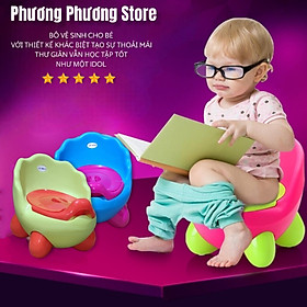 Mua Bô Cho Bé Đi Vệ Sinh  Ghế Bô Hokori Baby Có Tựa Chống Mỏi Lưng Cao Cấp