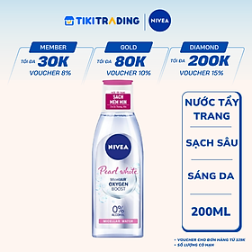 Nước Tẩy Trang NIVEA Pearl Radiant Sáng Da | Sạch Sâu (200 ml) - 84911