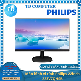 Mua Màn hình Philips 223V7QHSB ~ 22inch (21.5  FHD IPS 75Hz  HDMI+VGA) - Hàng chính hãng Viết Sơn phân phối