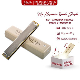 Hình ảnh Kèn Harmonica Tremolo Suzuki 2 Timer SU-24 Phù Hợp Chơi Các Dòng Nhạc Dân Gian Truyền Thống Á Đông