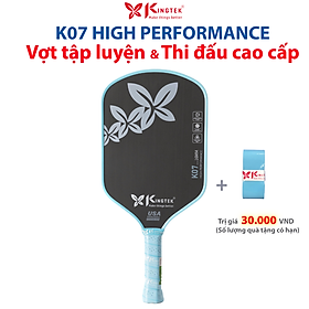 Vợt Pickleball Kingtek K07 High Performance, chính hãng, mặt vợt nhám, độ bền cao (Chứng nhận USAPA)