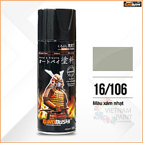 Mua Sơn xịt Samurai Kurobushi - MÀU XÁM SÁNG 106 (400ml)