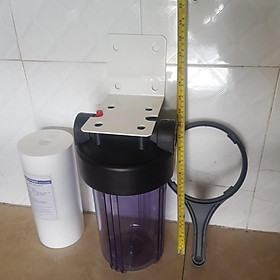 Mua Bộ cốc lọc béo bigbule ren đồng 10 inch kèm lõi lọc và phụ kiện dùng trong lọc nước