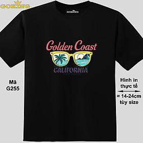 Golden Coast, mã G255. Áo thun siêu đẹp cho cả gia đình. Form unisex cho nam nữ, trẻ em, bé trai gái. Quà tặng ý nghĩa