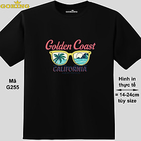 Golden Coast, mã G255. Hãy tỏa sáng như kim cương, qua chiếc áo thun Goking siêu hot cho nam nữ trẻ em, áo phông cặp đôi, gia đình, đội nhóm