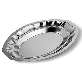 Mua Dĩa hột xoài inox Rainy trơn lòng 23cm và 24cm