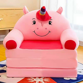 Mua Giường + Ghế Sofa 3 Tầng Ngộ Nghĩnh Cho Bé - Ngựa Hồng 1 Sừng