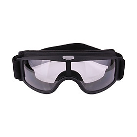 Motorcycle Goggles Windproof Dustproof Motocross Off Road Hiking Cycling Dirt Bike Racing Eye Glasses Unisex Clear Lens Frame