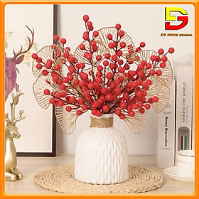 Mua Lọ Hoa Giả Bình Hoa Đào Đông Mix Nhiều Mẫu Decor Trang Trí Nhà Cửa Sang Trọng DG-166