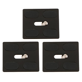 3Pcs Professional Camera Quick Release Plate for Fotopro FPH-52Q FPH-61G T3 T3S