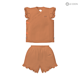 LE COON | Bộ Đồ Cúc Bấm Tay Bèo | COOL | 0 tháng-3 tuổi