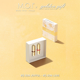 Set 2 Son Môi M.O.I Hồ Ngọc Hà Son Thỏi Love (Golden Gift)