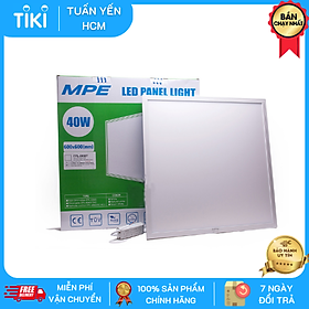 Đèn led Panel MPE FPL-6060 kích thước 60x60 ánh sáng trắng 6500K & vàng 3200K - Hàng chính hãng