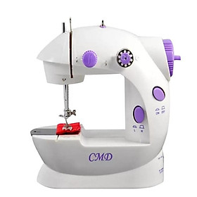 Mua Máy May Mini Gia Đình Để Bàn Có Đèn Led CM202 - Tím - GDHN Loại Tốt
