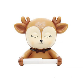 Gắn Chân Sơ Sinh Dễ Thương Sika Hươu Phòng Tắm Nhà Bếp Giấy Cuộn Phụ Kiện Mô Khăn Phụ Kiện Giữ Vệ Sinh Treo Tường - one