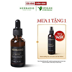Serum mọc tóc vỏ bưởi & bồ kết Herbario 30ml pomelo giúp tóc mọc nhanh giảm rụng tóc thuần chay