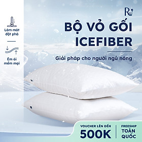 Mua Vỏ Gối Nằm Vải Lạnh IceFiber™ Ru9 | Mát Lạnh và Thoải Mái | Kích Thước 50 x 70 cm