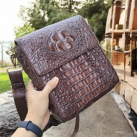 Túi ipad đeo chéo nam Da cá sấu SANG TRỌNG