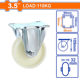 BÁNH XE ĐẨY HÀNG LOẠI CỐ ĐỊNH WJL5301 WADFOW - HÀNG CHÍNH HÃNG