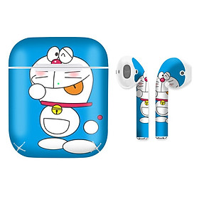 Mua Miếng dán skin chống bẩn cho tai nghe AirPods in hình Doremon - Dor006 (bản không dây 1 và 2)