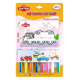 Bộ Tranh Cát Màu Phương Tiện Giao Thông STAR KIDS K-501