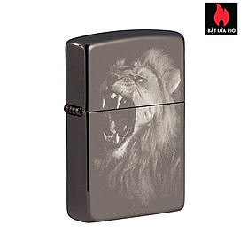 Bật Lửa Zippo 49433 – Zippo Lion Design Black Ice