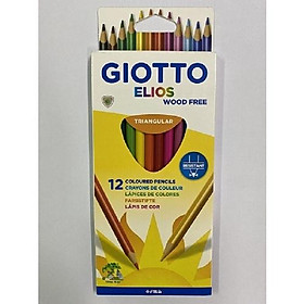 Bút chì màu nhập khẩu Italy GIOTTO Elios Hộp 12 màu 275800