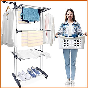 Mua Giàn Phơi di động 3 tầng xếp gọn