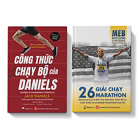 Sách - Combo Marathon - Công Thức Chạy Bộ Của Daniels - 26 Giải Chạy Marathon - Pandabooks