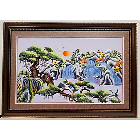 Mua Tranh thêu - Từng hạc trường tồn
