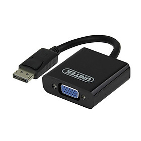 Cáp Displayport -> VGA 0.2m Unitek (Y-5118E) - HÀNG CHÍNH HÃNG