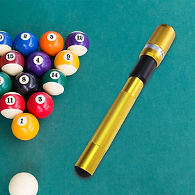2PCS Telescopic Pool Stick Extension for Billiards Snooker