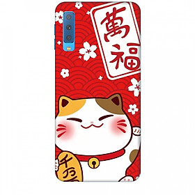 Ốp lưng dành cho điện thoại  SAMSUNG GALAXY A7 2018 Mèo Thần Tài Mẫu 2