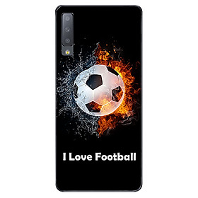 Ốp lưng cho Samsung Galaxy A7 2018 - I Love Football