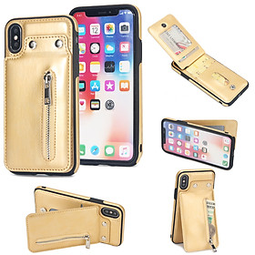 Ốp Lưng Điện Thoại Đa Năng Kết Hợp Ví Có Khóa Và Khe Đút Thẻ Cho Iphone X
