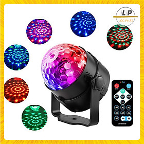 Mua Đèn LED 7 màu vũ trường cảm ứng nhạc  xoay 7 màu sân khấu chớp theo nhạc  nháy theo nhạc  chớp 7 màu