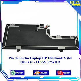 Pin dành cho Laptop HP Elitebook X360 1030 G2 - 11.55V 57WHR - Hàng Nhập Khẩu 