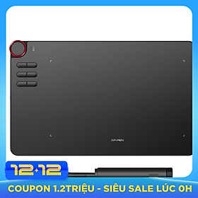 Bảng Vẽ Điện Tử XP-Pen Deco 03 10x6inch Wireless Lực Nhấn 8192 Nút Xoay Dial Bề Mặt Chống Xước + Găng Tay Họa Sĩ - Hàng Chính Hãng