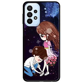 Ốp lưng dành cho Samsung A23 4G - A53 5G - A73 5G - Cô Gái Cầm Hoa Anime