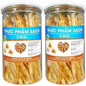 Hình ảnh [Combo 2 Hũ Tổng 400G] Khô cá thiều que tẩm gia vị đặc sản ăn vặt siêu ngon