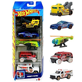 Bộ 5 Siêu Xe Hot Wheels 1806H - Priority Patrol