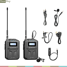 Mua Boya BY-WM6S - Micro Thu Âm Không Dây Cho Điện Thoại  Máy Ảnh  Máy Quay  48 Kênh Sóng UHF  Phạm Vi Hoạt Động 70m- Hàng chính hãng