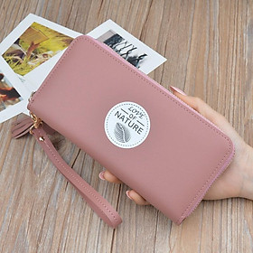 Ví bóp da nữ mini cầm tay nhỏ gọn Nature siêu hot kiểu dáng hàn quốc hot trend VN32