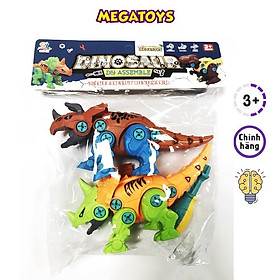 2001-1- Bộ đồ chơi tự lắp ráp 2 mô hình khủng long (sản phẩm cao cấp, độc đáo)