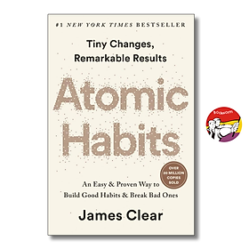 Sách - Atomic Habits by James Clear - English Self Help Book - The #1 Bestseller - Sách Ngoại văn Nhập khẩu