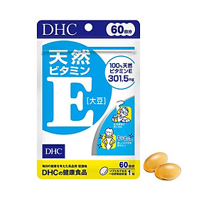 Viên uống DHC Bổ Sung Vitamin E Nhật Bản, Ngăn ngừa lão hóa, Điều hòa nội tiết tố, Dưỡng da mịn màng Tăng cường đề kháng