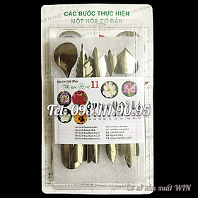 Mua Bộ 10 dụng cụ làm thạch rau câu 3D – Bộ số 11 - Tặng kèm kim nhụy – Mã số 1430