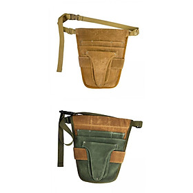 2Pc Garden Tool Belt Tool Waist Pouch Pocket