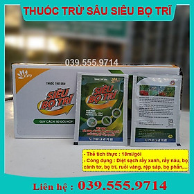 Siêu Bọ Trĩ Diệt Sạch Côn Trùng Gây Hại gói 18ml